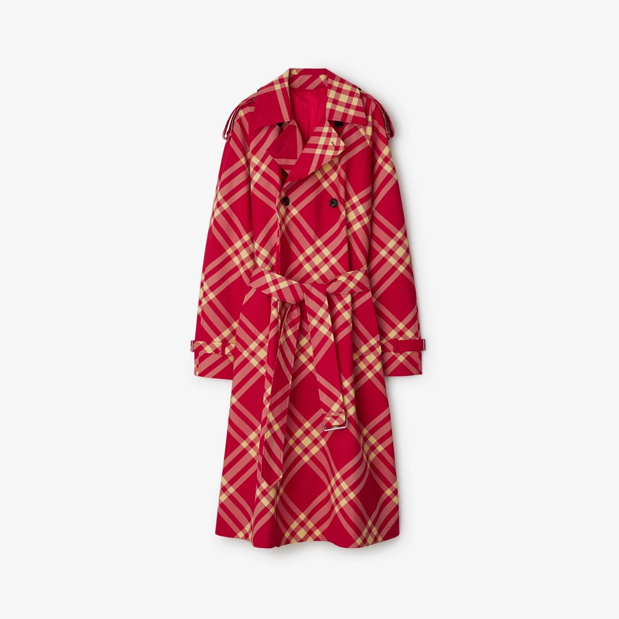 BURBERRY 롱 체크 트렌치코트 4백15만원