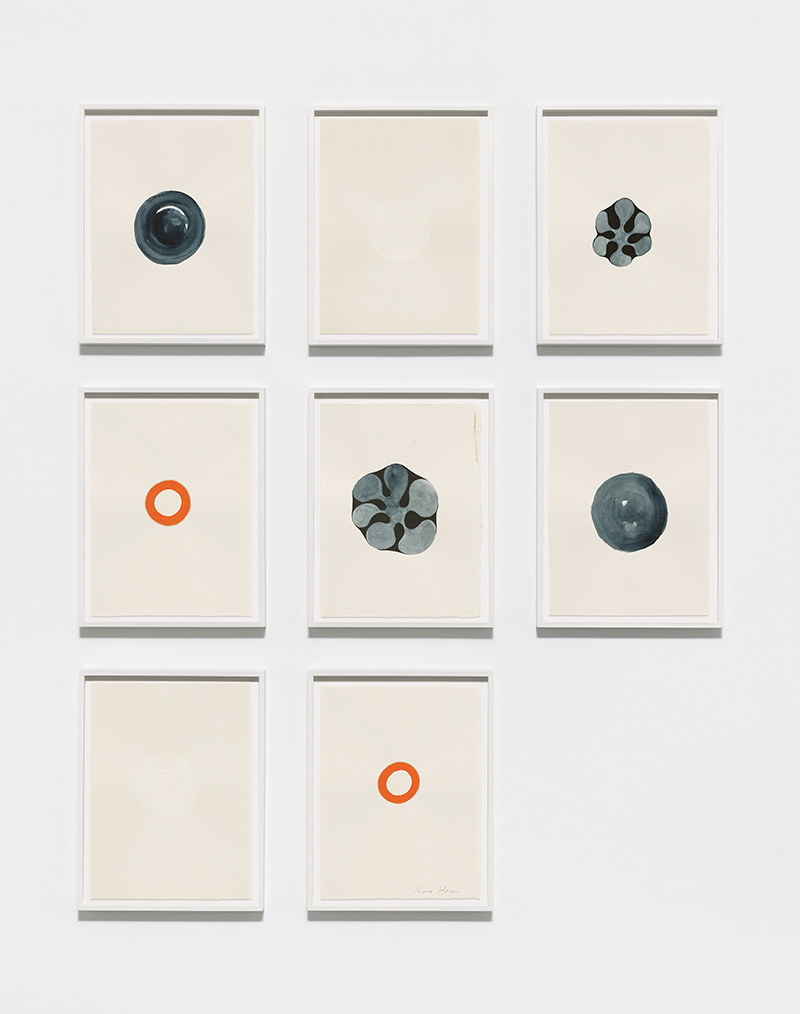 로니 혼(b. 1955), <Frick and Fracks>, 2018-2023, Gouache, and/or watercolor on Arches paper 8 units, each 38.1x28.6cm. Courtesy of the artist and Kukje Gallery
