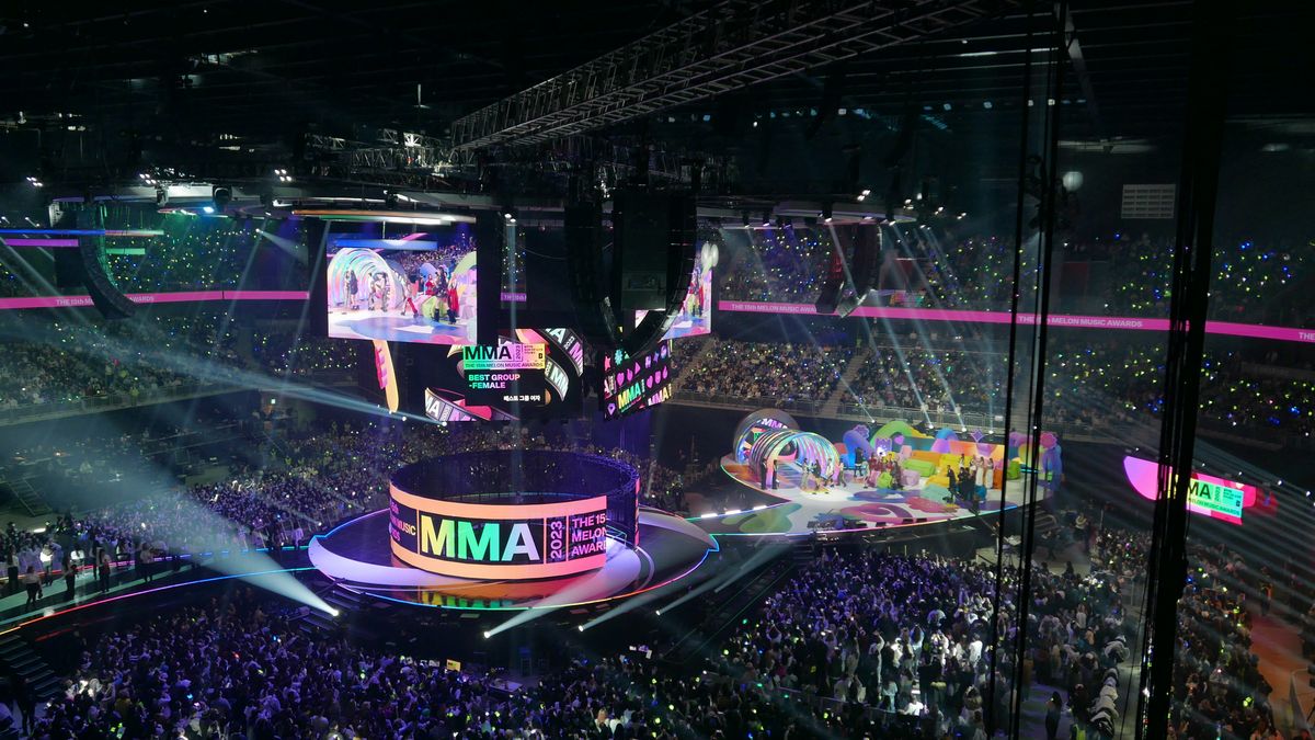 지난 12월 인스파이어 아레나에서 열린 MMA(멜론 뮤직 어워드).