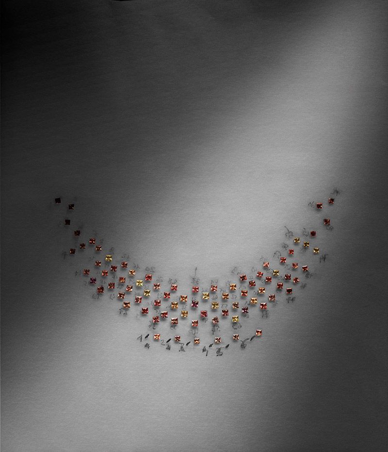 ‘스킨’ 컬렉션에 세팅된 움바(Umba) 사파이어.