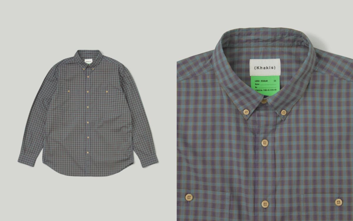 Khakis Fine Check B.D Shirt 20만 8천원