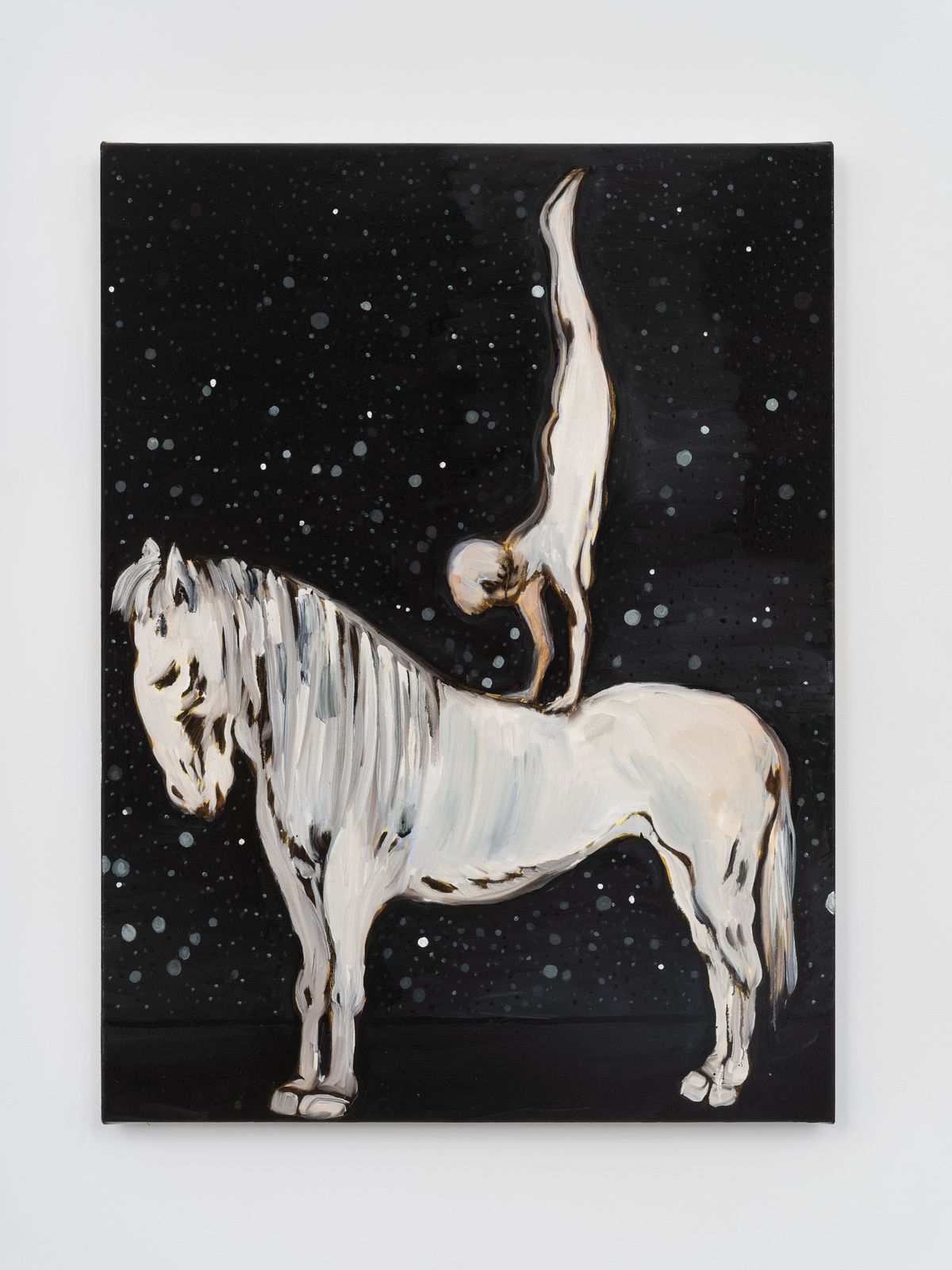 Starlite 2023 oil and acrylic on canvas 80 x 60 cm © Gideon Appah, Courtesy of Pace Gallery