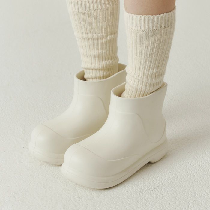 Keds 케즈 클라우드 레인부츠(베이지), 6만 9천원.