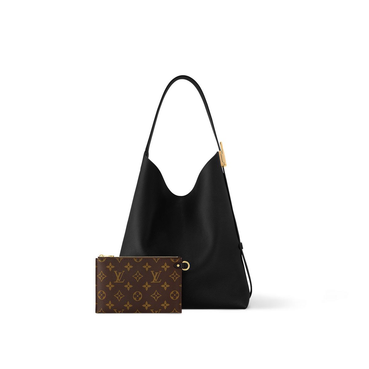 LOUIS VUITTON 로우 키 호보 MM 블랙 5백 16만원