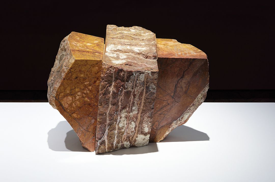 <Add Two Add One, Divide Two Divide One 1991-418>, 1991, Onyx, 38x58x43cm.