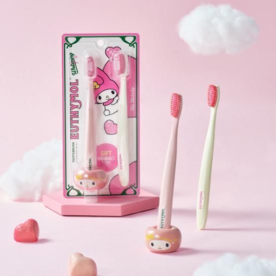 유시몰, 화이트닝 미백 칫솔 더블 기획(마이멜로디) 1만 2900원