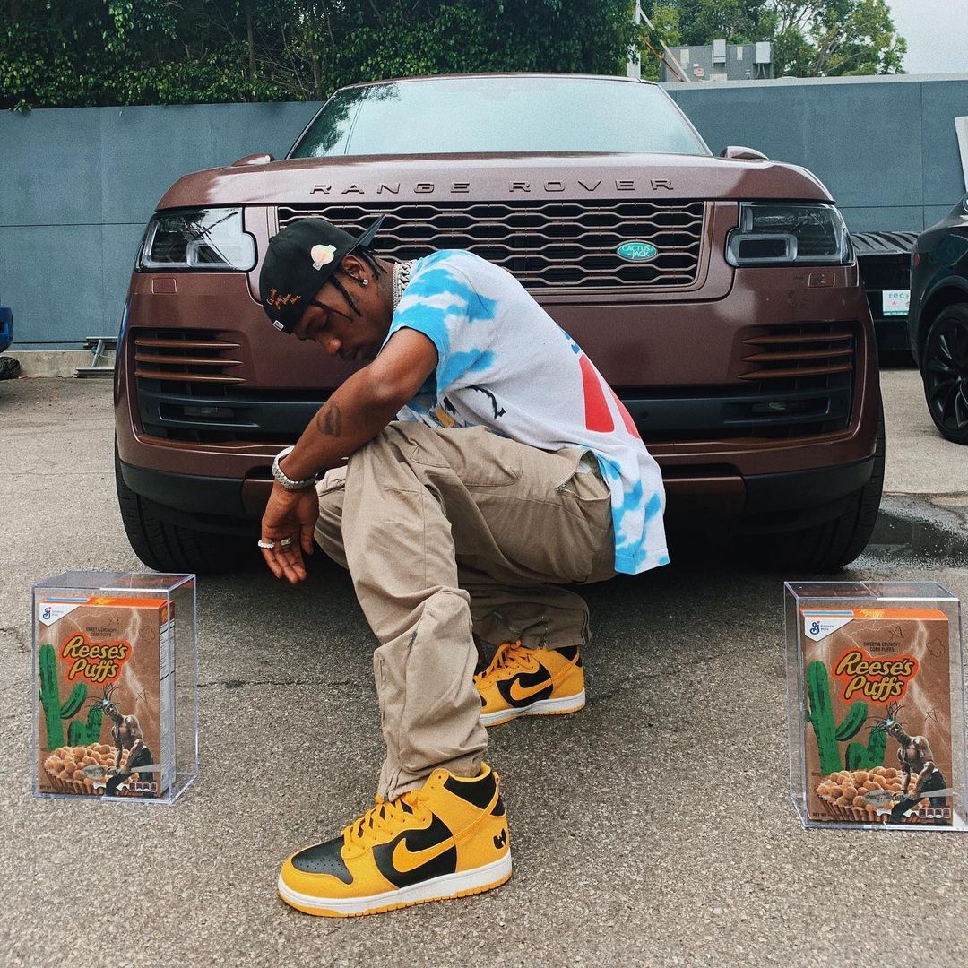 우탱 덩크를 신은 래퍼 트래비스 스캇 @travisscott