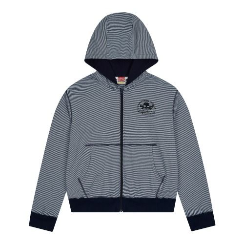 SAFARISPOT 멀티 스컬 스트라이프 후드 집업, 10만8천원