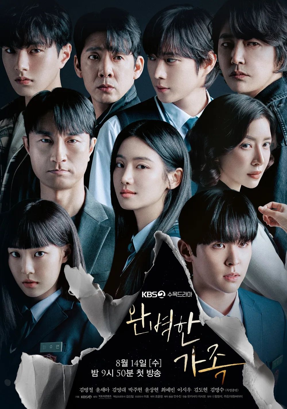 KBS 2TV 수목드라마 <완벽한 가족> 포스터