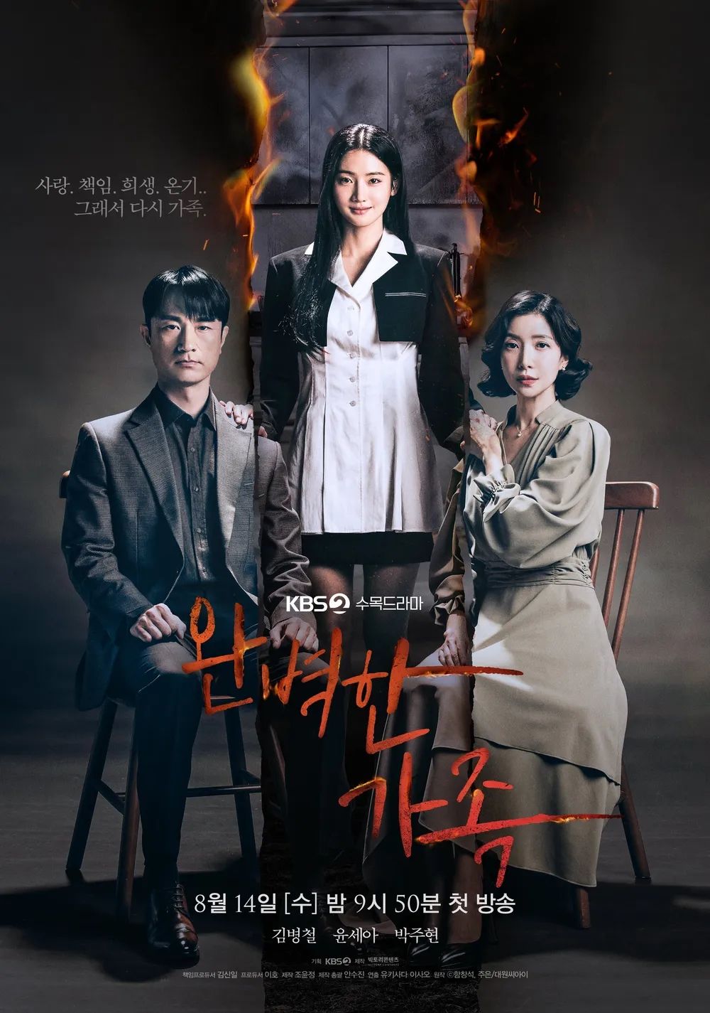 KBS 2TV 수목드라마 <완벽한 가족> 포스터