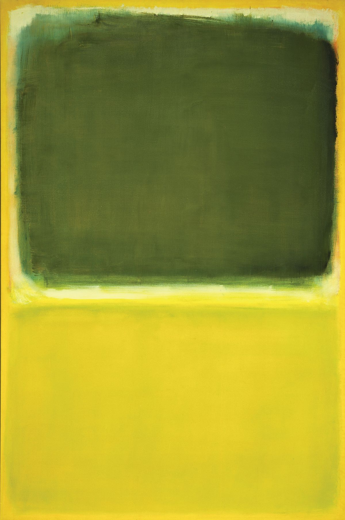 Mark Rothko, <No. 16 [?] {Green, White, Yellow on Yellow}>, 1951, Oil on canvas, 171.8x113.3cm, Collection of Christopher Rothko.