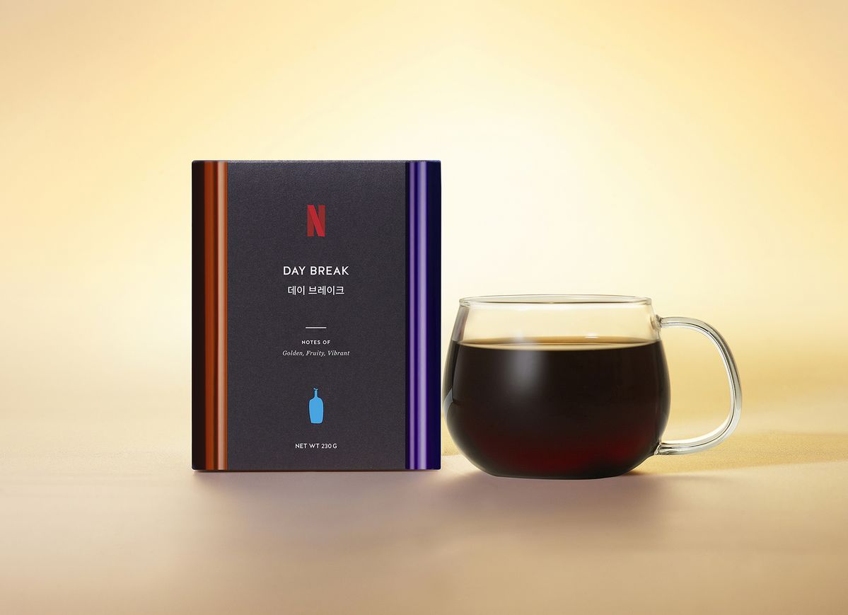 BLUEBOTTLE with NETFLIX 데이 브레이크 230g, 2만 3천원.