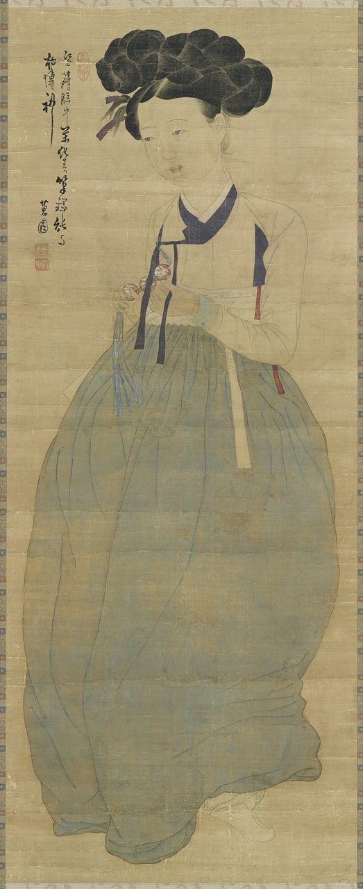 신윤복 미인도 (ⓒ간송미술문화재단)