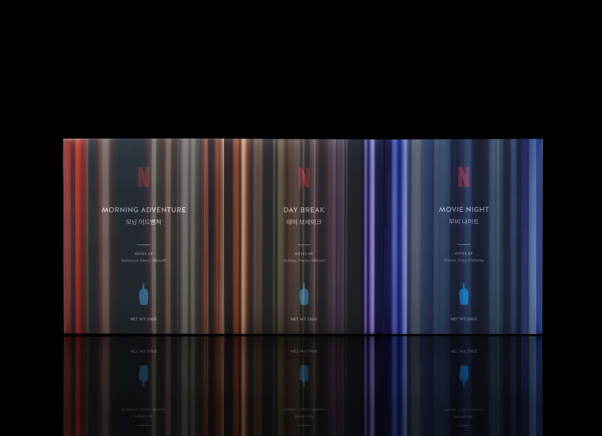BLUEBOTTLE with NETFLIX 원두 3종