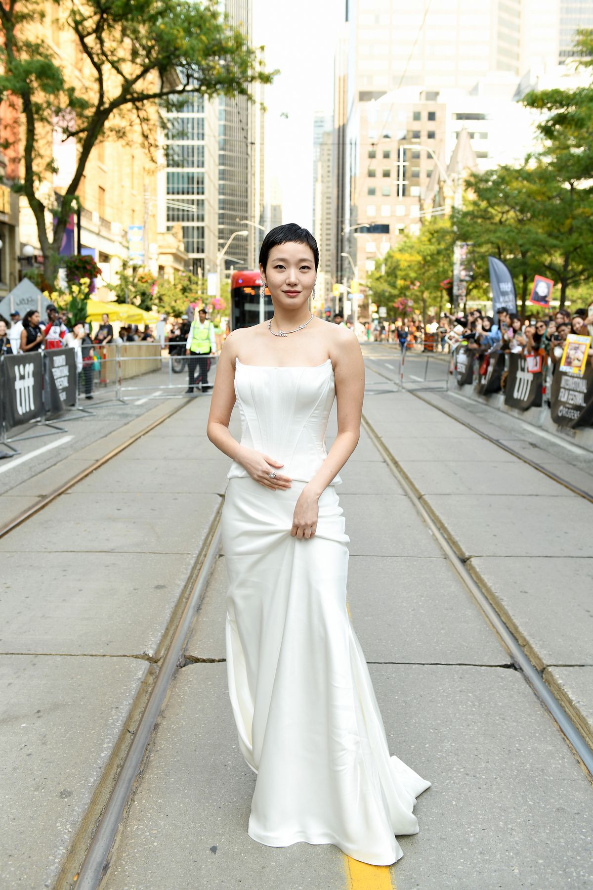 TORONTO, ONTARIO - SEPTEMBER 13: Kim Go-eun attends the premiere of ″Love in the Big City″ during the 2024 Toronto International Film Festival at Royal Alexandra Theatre on September 13, 2024 in Toronto, Ontario. (Photo by Harold Feng/Getty Images)