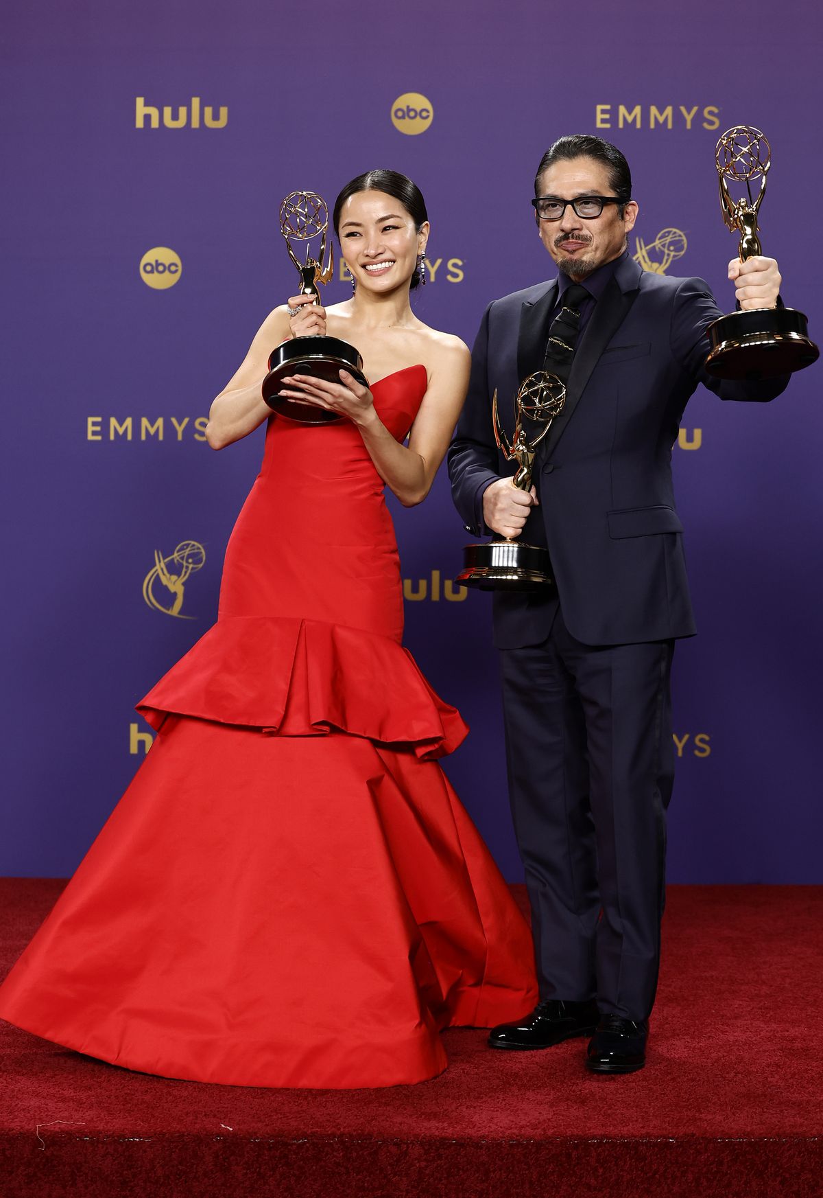 Anna Sawai & Hiroyuki Sanada / Getty Images