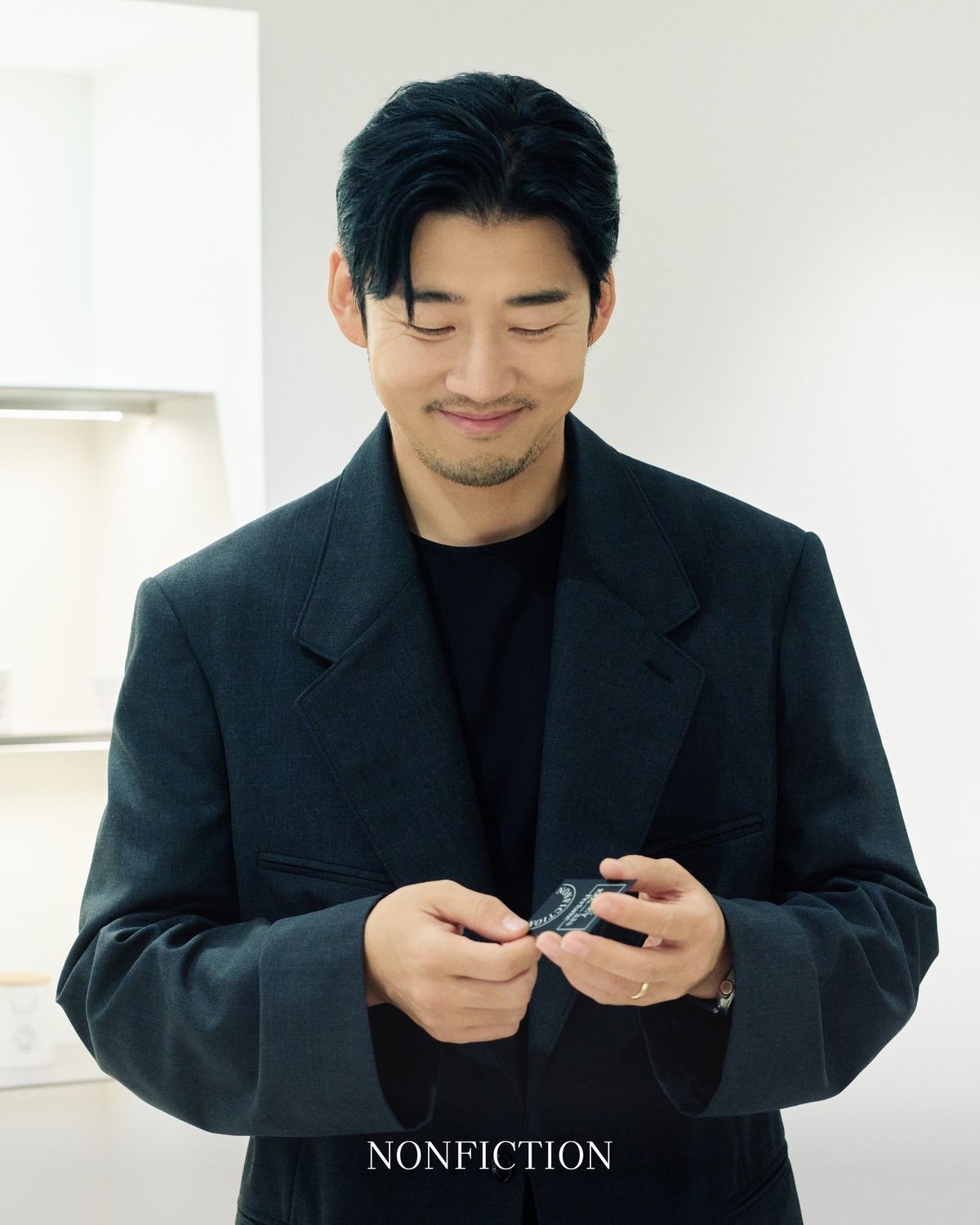 논픽션 머스크 컬렉션 론칭 행사장을 찾은, 인간 그레이 윤계상