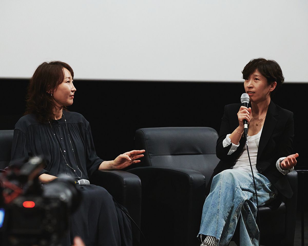 스페셜 토크 세션에 참여한 류성희 감독과 정서경 작가.