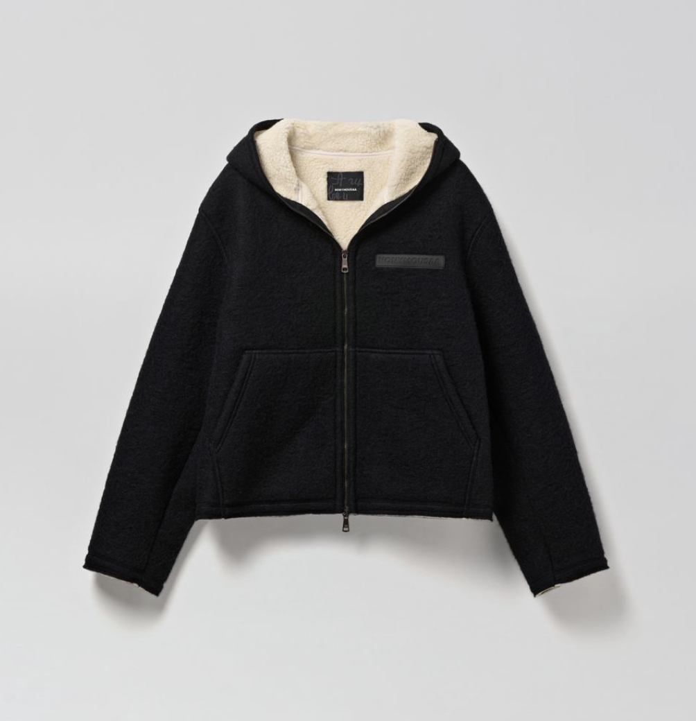NONYMOUSAA Wool Fleece Hoody Jacket, 39만8천원.