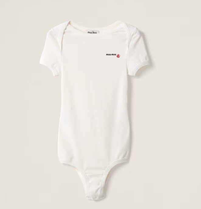Petit Bateau X Miu Miu 스트레치 저지 바디수트, 1백4만원.