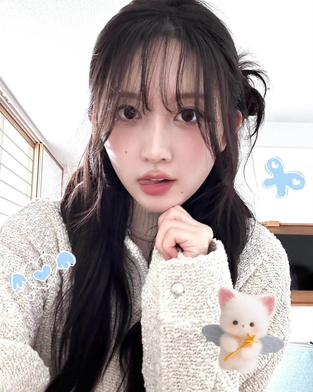 가을만의 동글동글한 오버립 