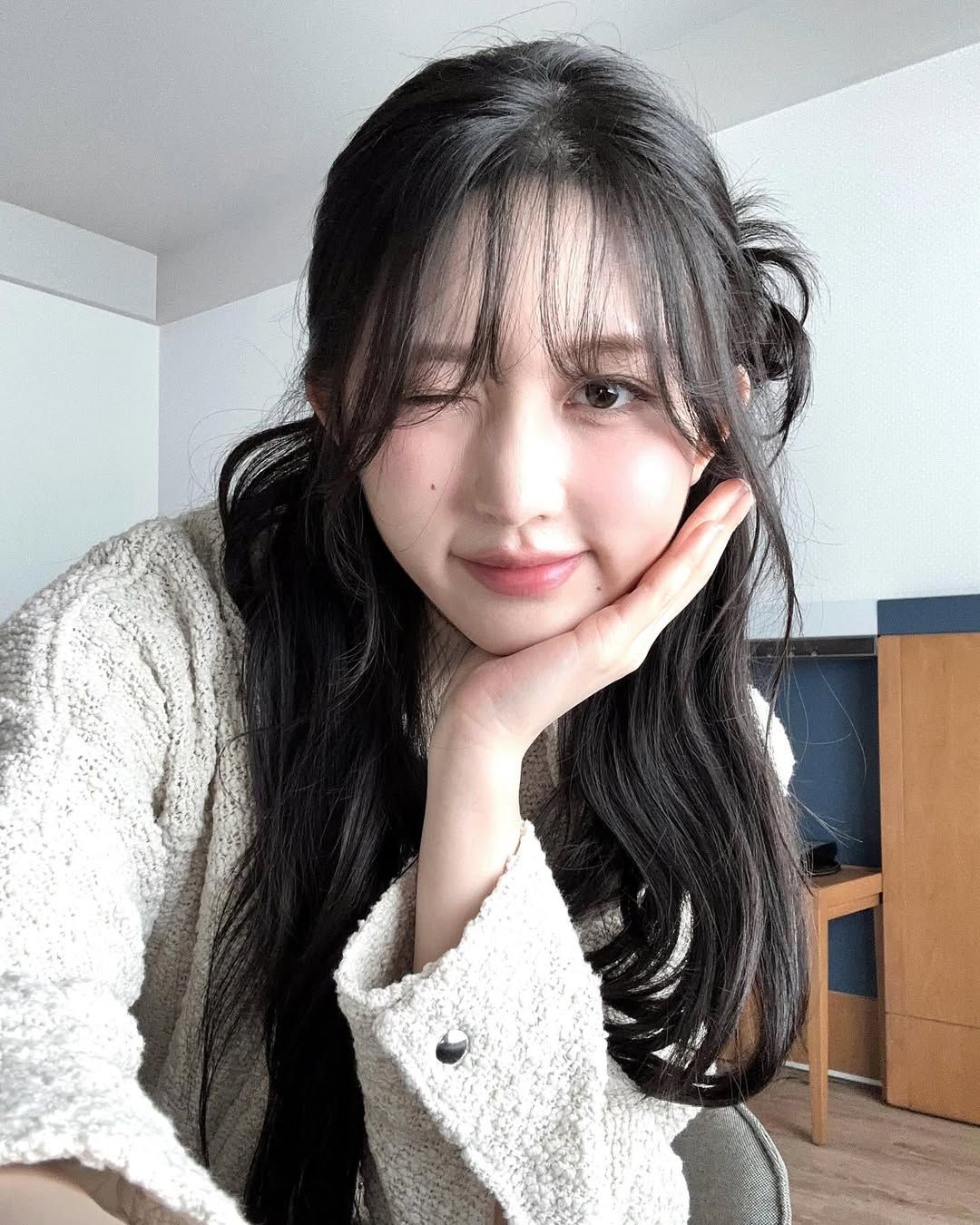 가을만의 동글동글한 오버립 