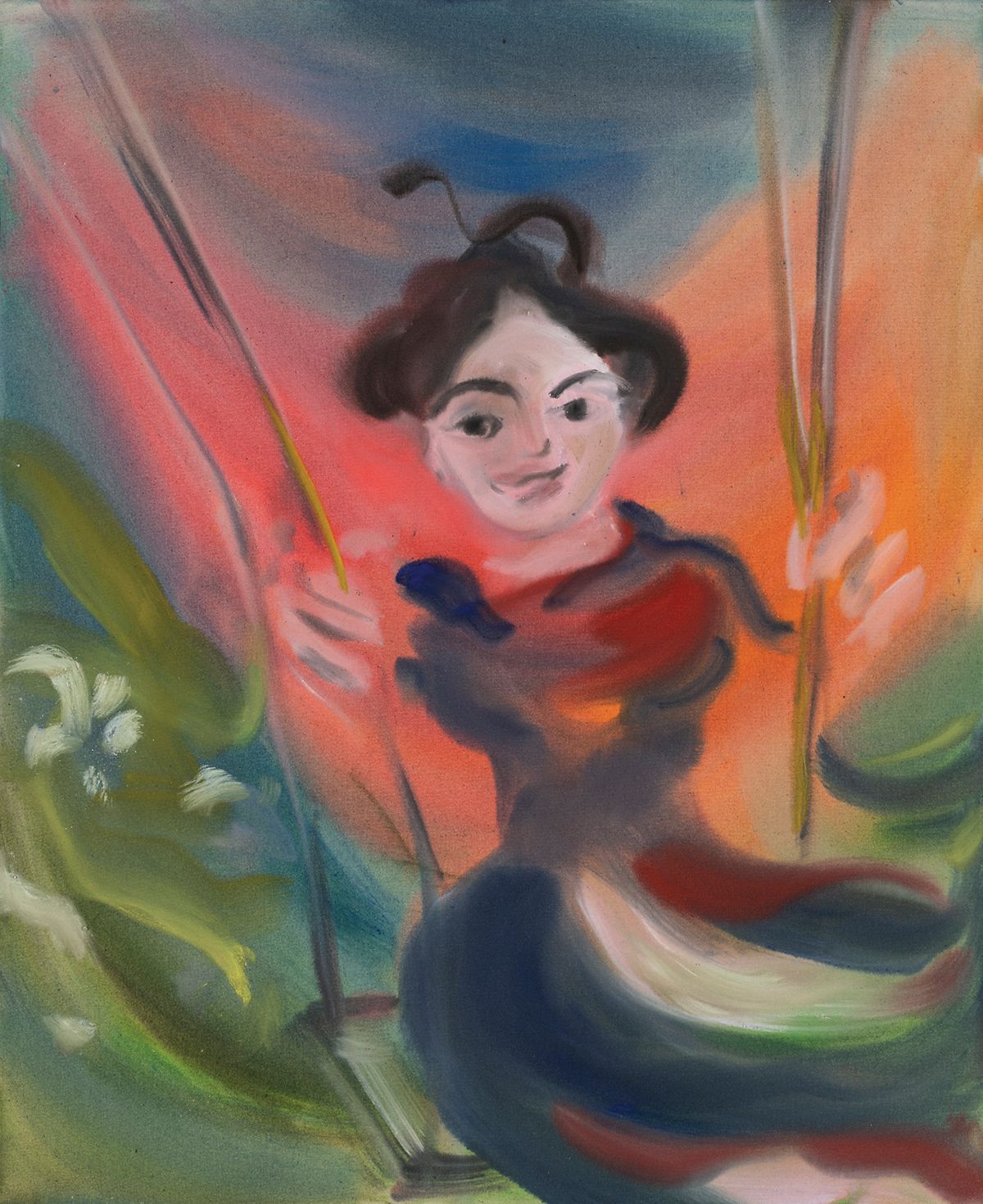 <경칩, Waking from the Winter Sleep>, 2025, Acrylic on canvas, 110x90cm.