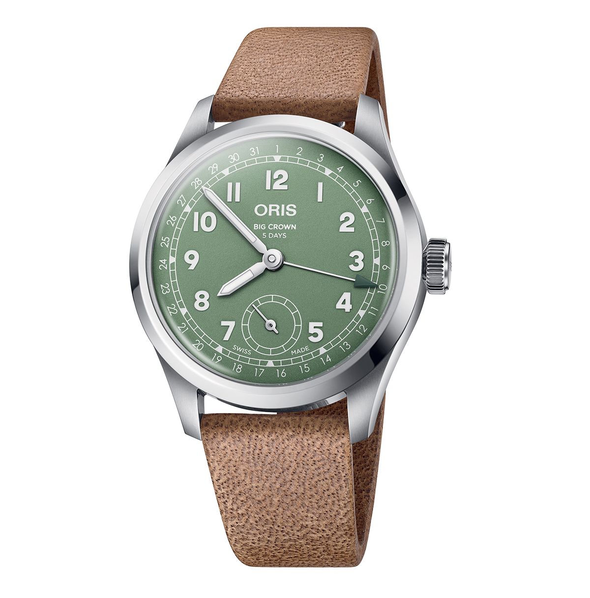 ‘빅 크라운 포인터 데이트 캘리버 403’ 워치는 Oris.