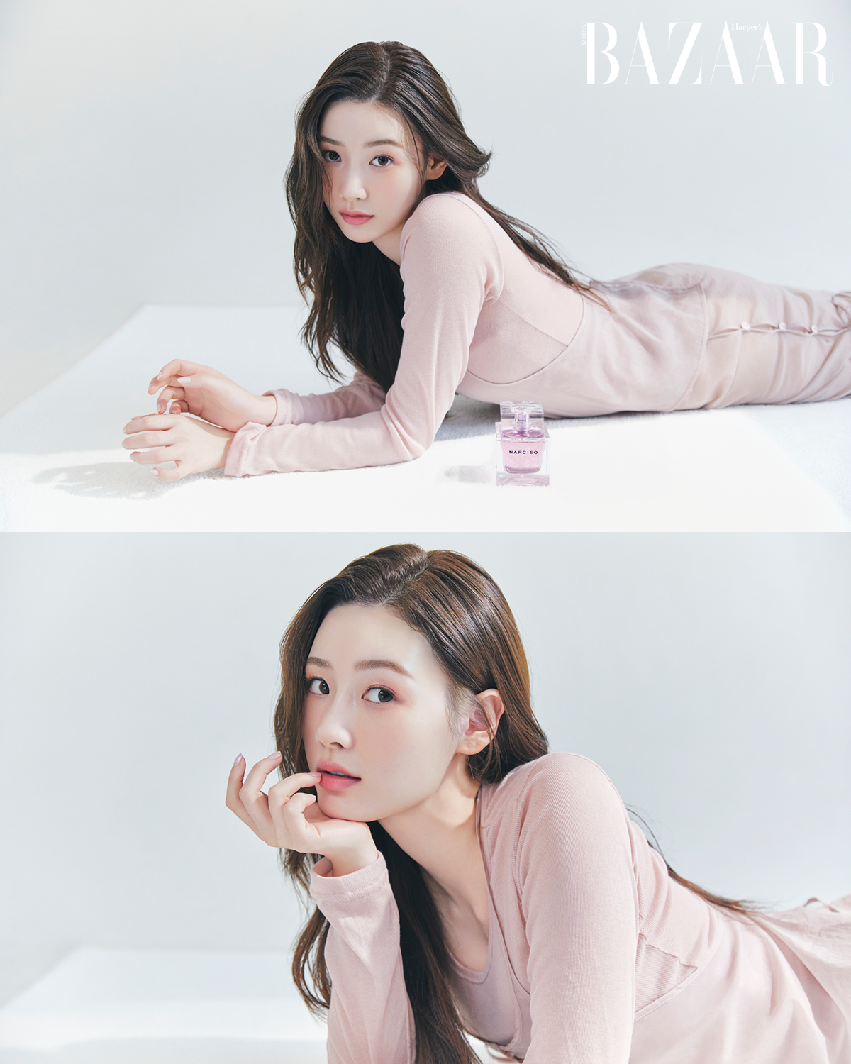 시스루 톱과 스커트는 Low Classic. 시스루 티셔츠는 스타일리스트 소장품.