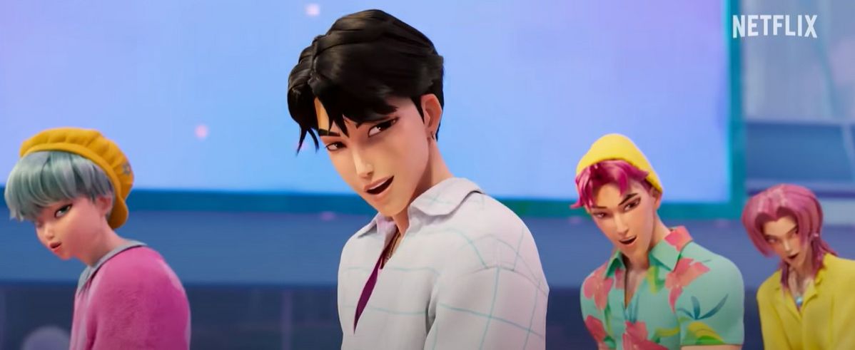 넷플릭스 애니메이션 <케이팝 데몬 헌터스> 예고편 캡처