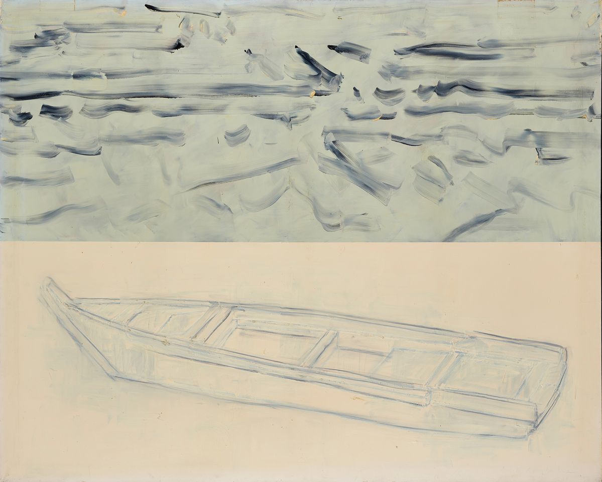 이강소 무제-88008 1988 캔버스에 유채 182 x 227 cm (71.65 x 89.37 in)