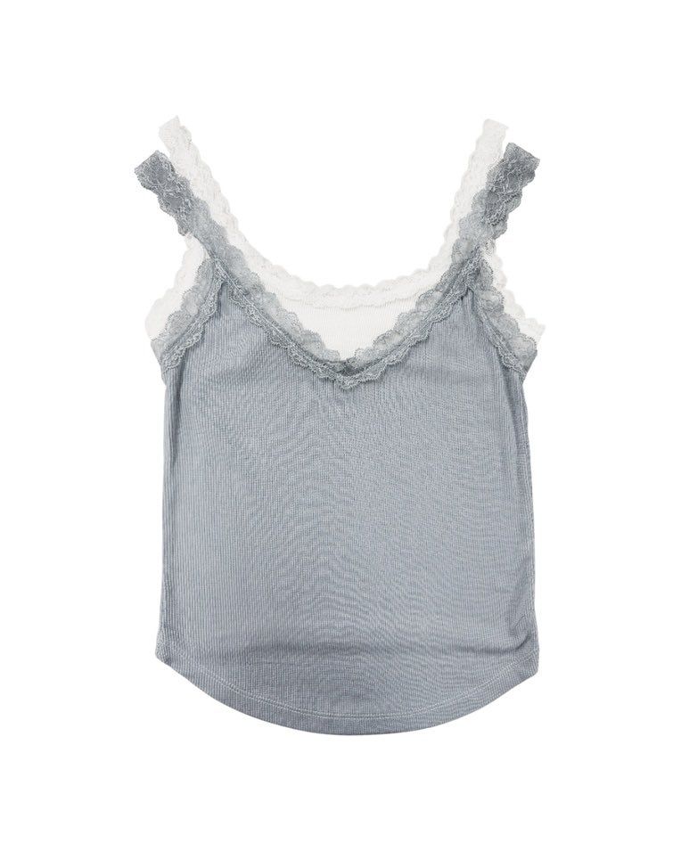 투 머치 택스 LAYERED LACE CAMI-TOP, 8만8천원