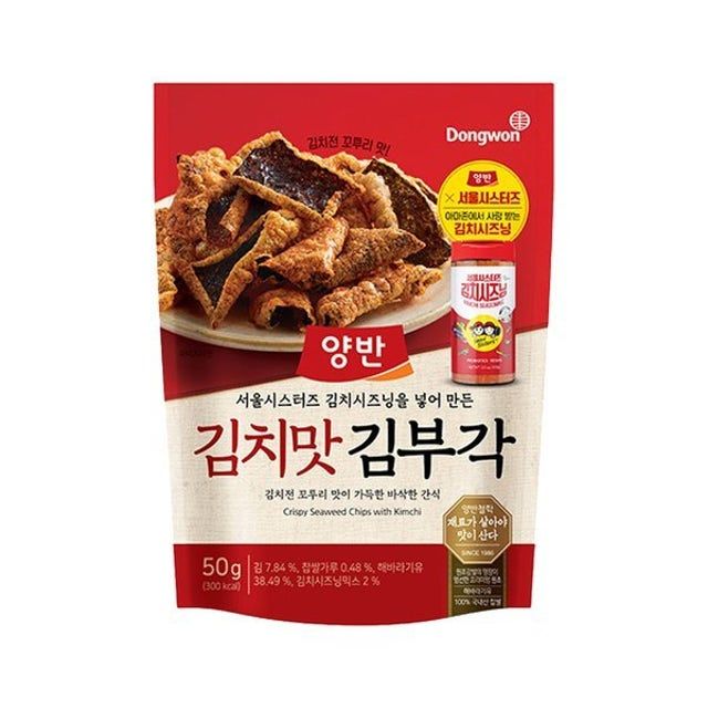 동원 양반 김치맛 김부각 50g, 2천 원대