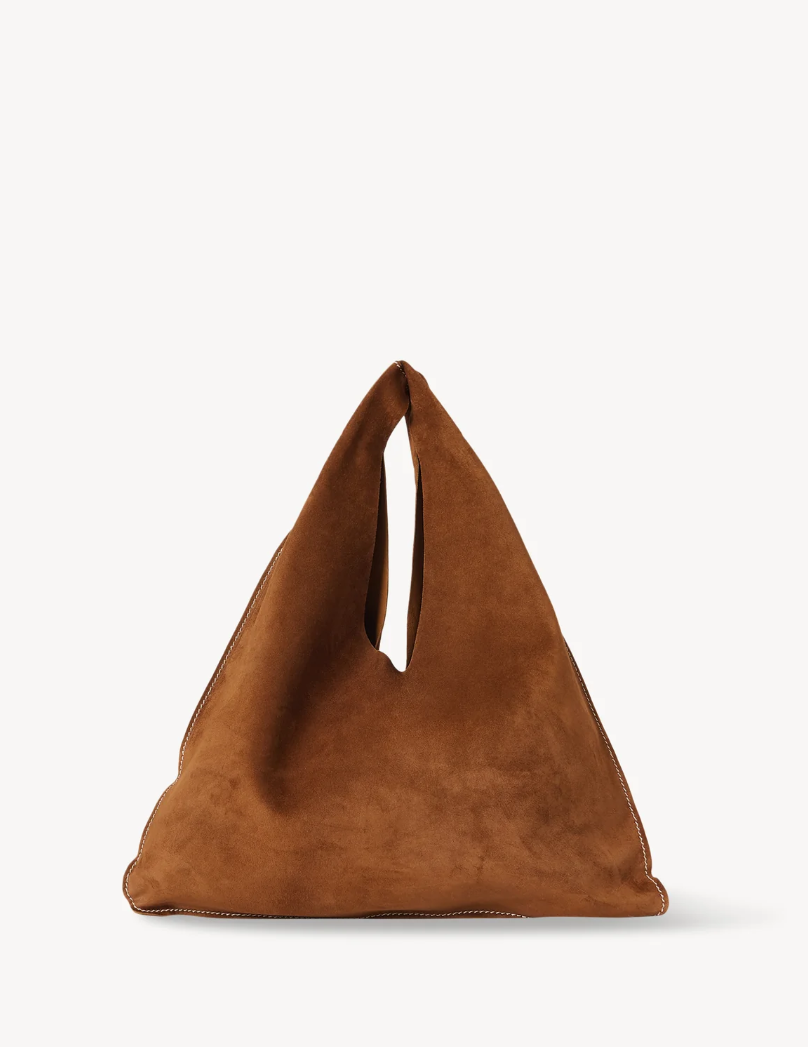 더 로우 Small Bindle 스웨이드 백 132만 원대