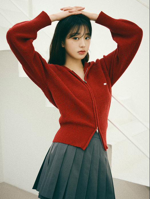 로라로라 투웨이 울 니트 후디 10만 원대