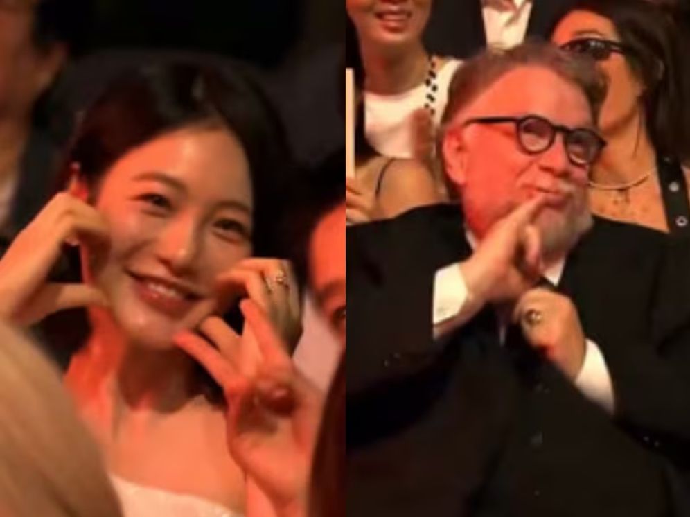 신예은·기예르모 델 토로 / 부산국제영화제 개막식 생중계 화면