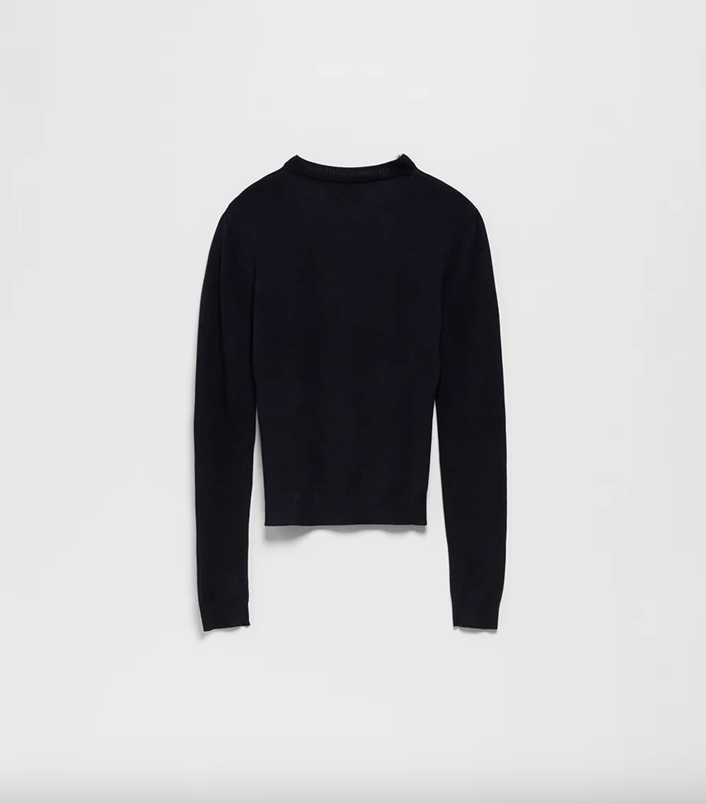 Shushu/Tong Patchwork V-neck knit top 54만9천원