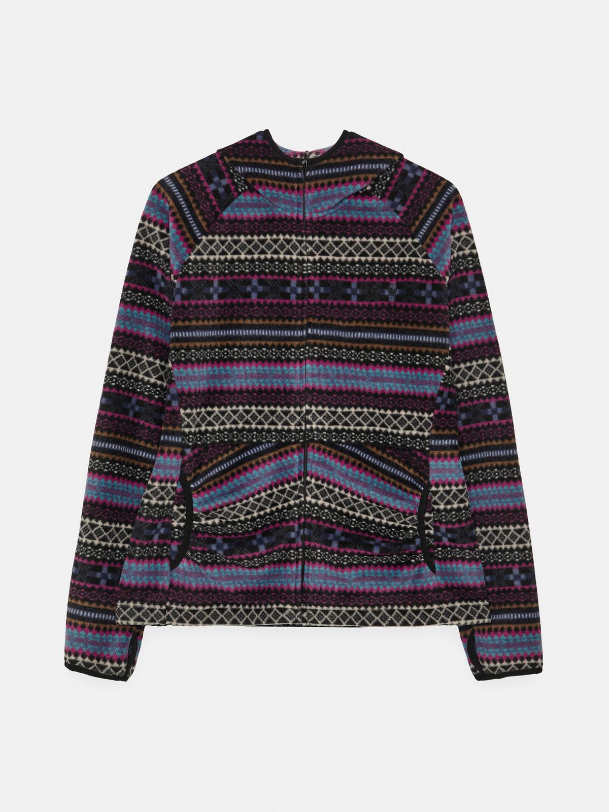 셔링 포켓 플리스 집업 후디