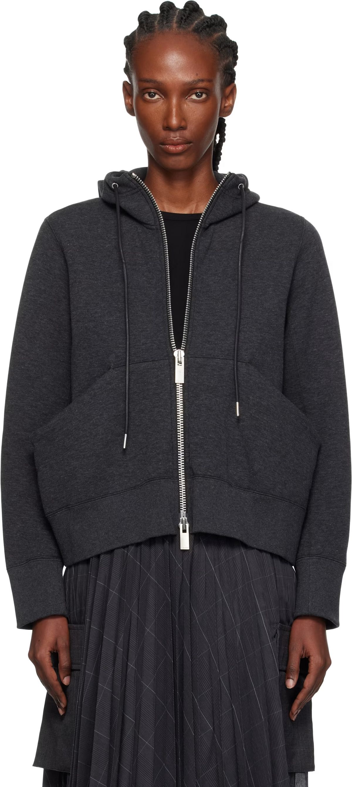 그레이 스펀지 스웨트 후디