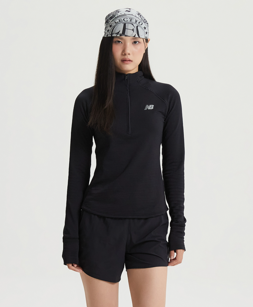 뉴발란스 WOMEN Heat Grid 반집업