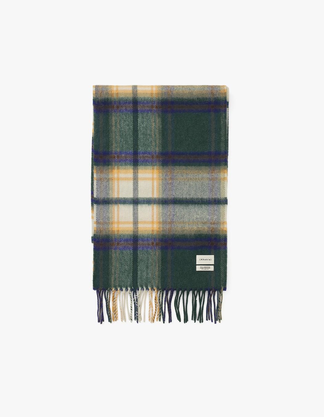 카키스 Scotch Plaid Muffler Black, 14만9천원