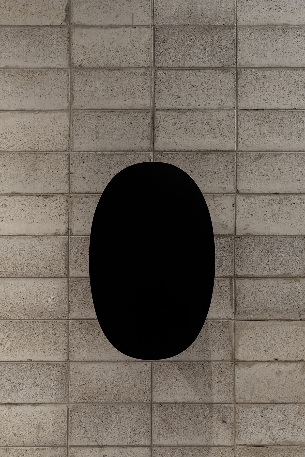 <Deductive Object>, 2025, Black paint on cast. Courtesy of Studio Kimsooja. Photo: Kyuho Shim