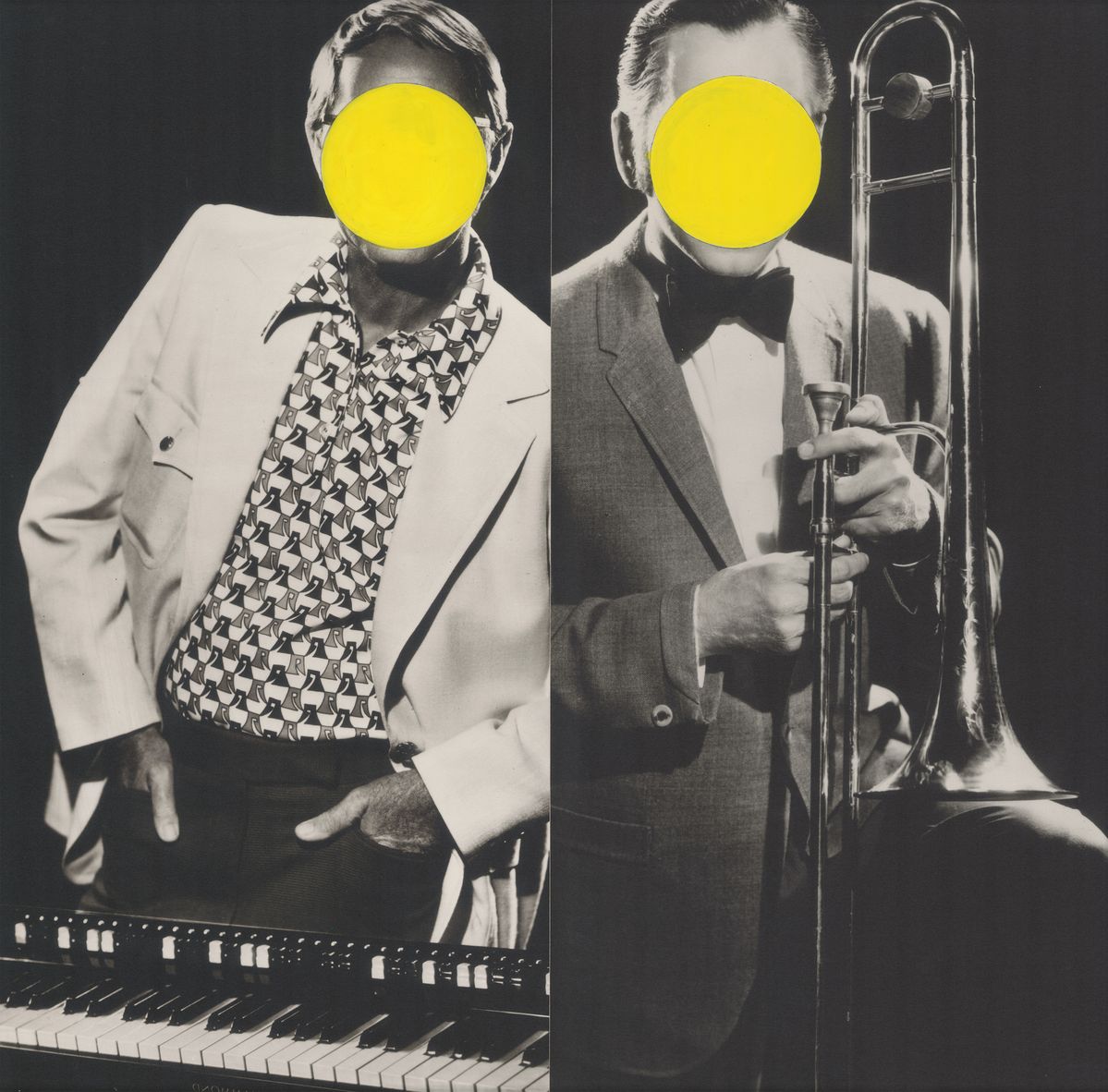 메인 존 발데사리(1931-2020), 〈음악〉, 1987, 젤라틴실버프린트에 오일 틴트, 비닐 페인트, 133.5x43cm, 89x89cm 01