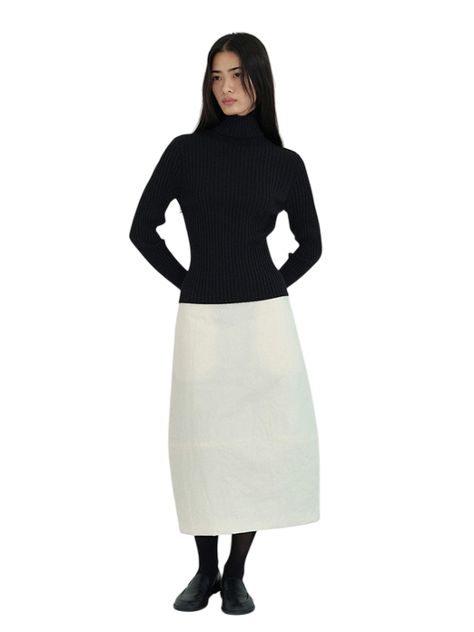 벌룬 패딩 스커트