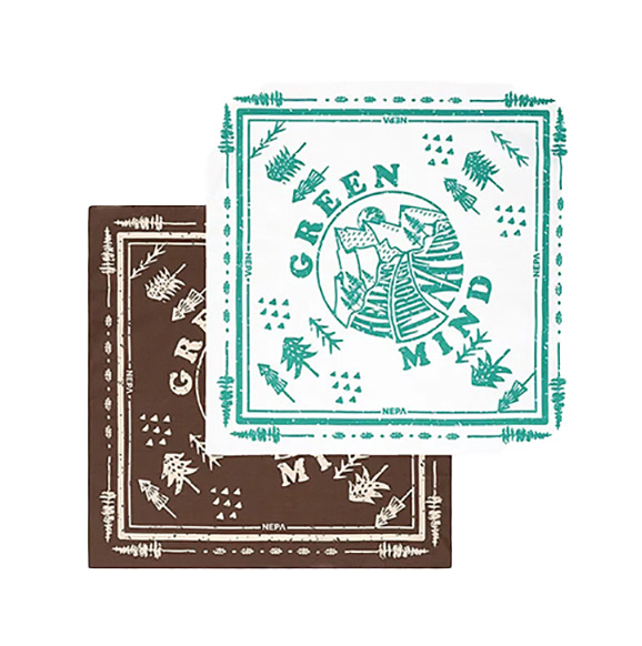 포레스트 러프 손수건 스카프 반다나 세트