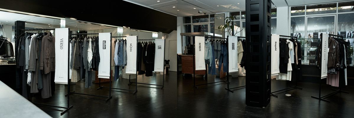 레스티어에 전시된 8개 브랜드의 25FW 컬렉션