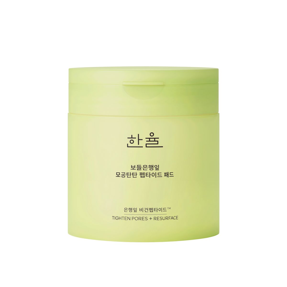 Hanyul 보들은행잎 모공탄탄 펩타이드 패드 2만9천원. 