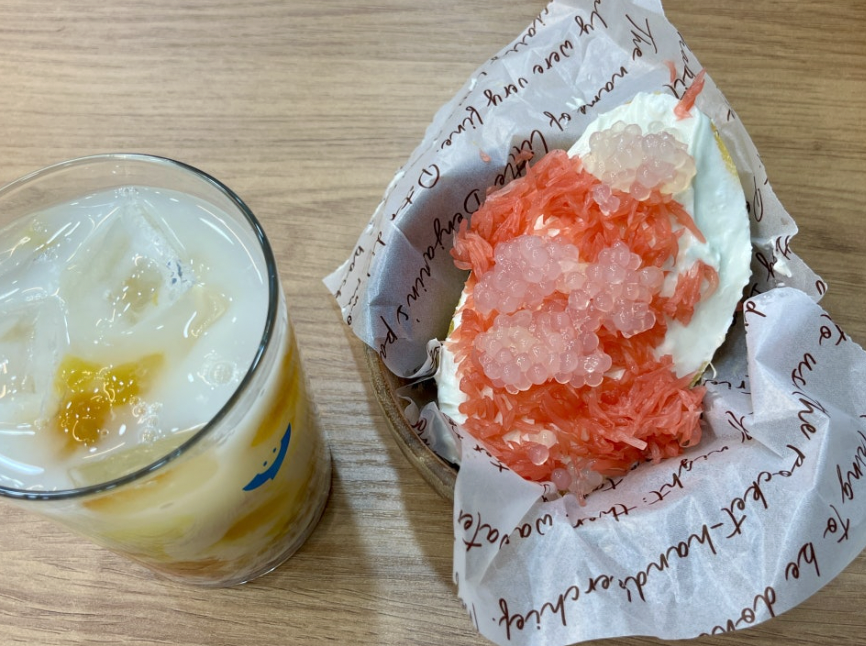 유요거트 양즈간루 음료 버전, 고체 버전 / 블로그 borafilm 제공