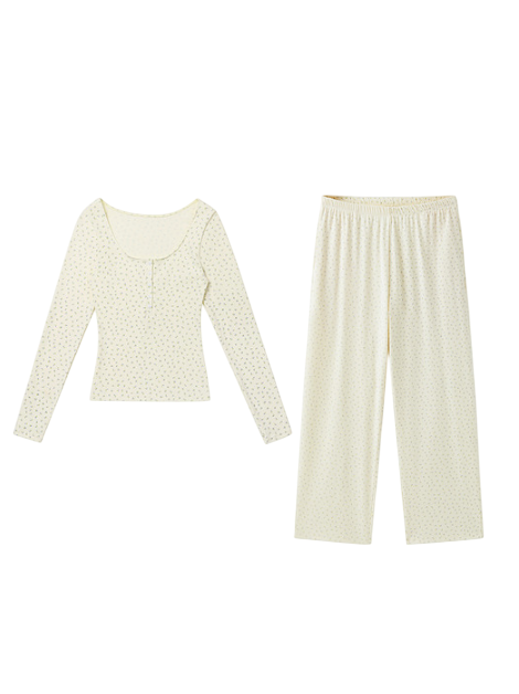 로리 긴팔 탑 + 팬츠 SET