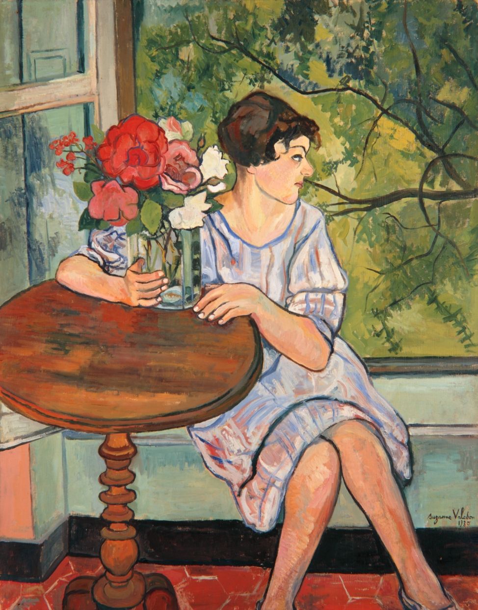 수잔 발라동, <창문 앞의 젊은 여인>, 캔버스에 유채, 1930년, 92.39 cm x 73.66 cm, 샌디에이고 미술관 © The San Diego Museum of Art Suzanne Valadon, Young Girl in Front of a Window, 1930, Oil on canvas, 92.39 cm x 73.66 cm; The San Diego Museum of Art: Gift of Richard T. and Roberta F. Silberman, 1976.306. www.sdmart.org 